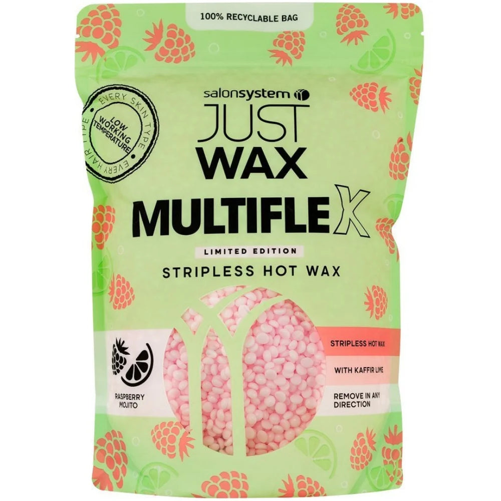 Just Wax Multiflex Raspberry Mojito Stripless Beads 700g