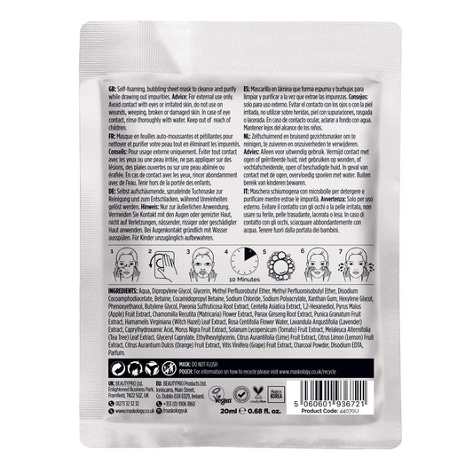 Maskology Detoxifying Professional Sheet Mask