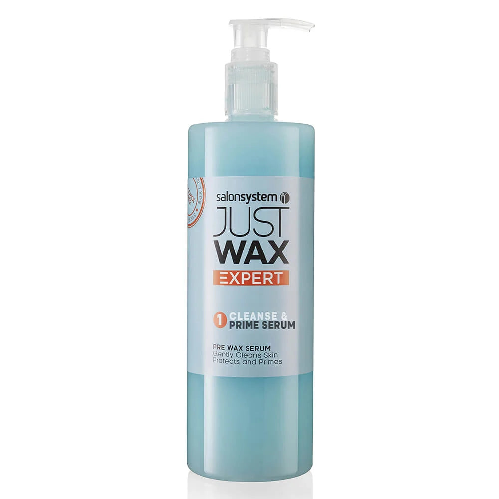 Just Wax Expert Cleanse & Prime Pre Wax Serum 500ml