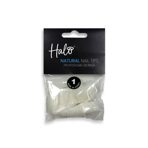 Pure Nails Natural ABS Tips 50pk
