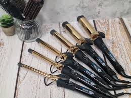 Electric Head Jog Titanium Gold Waving Iron