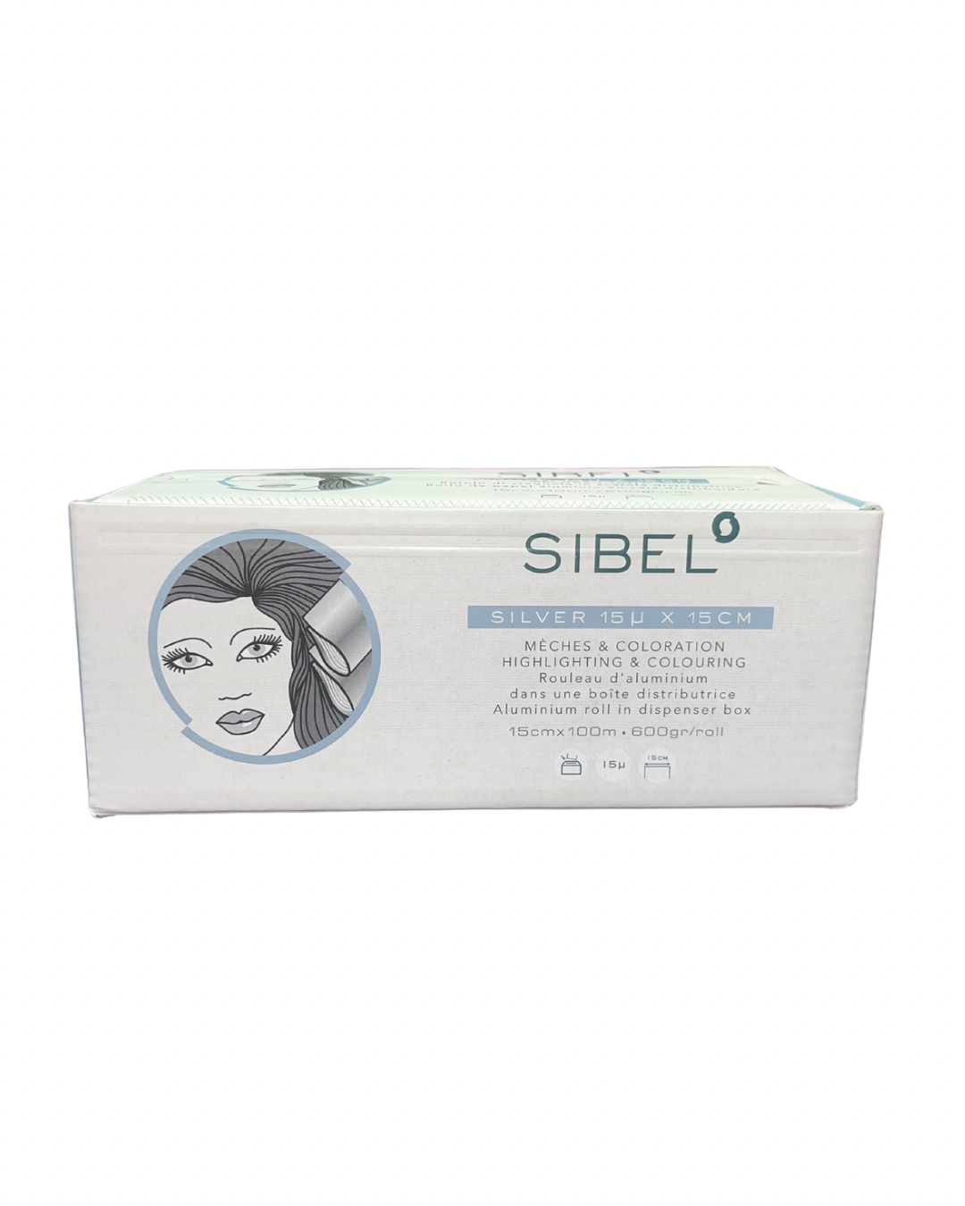 Sibel Silver Foil 15 Micron 15cm x 100m