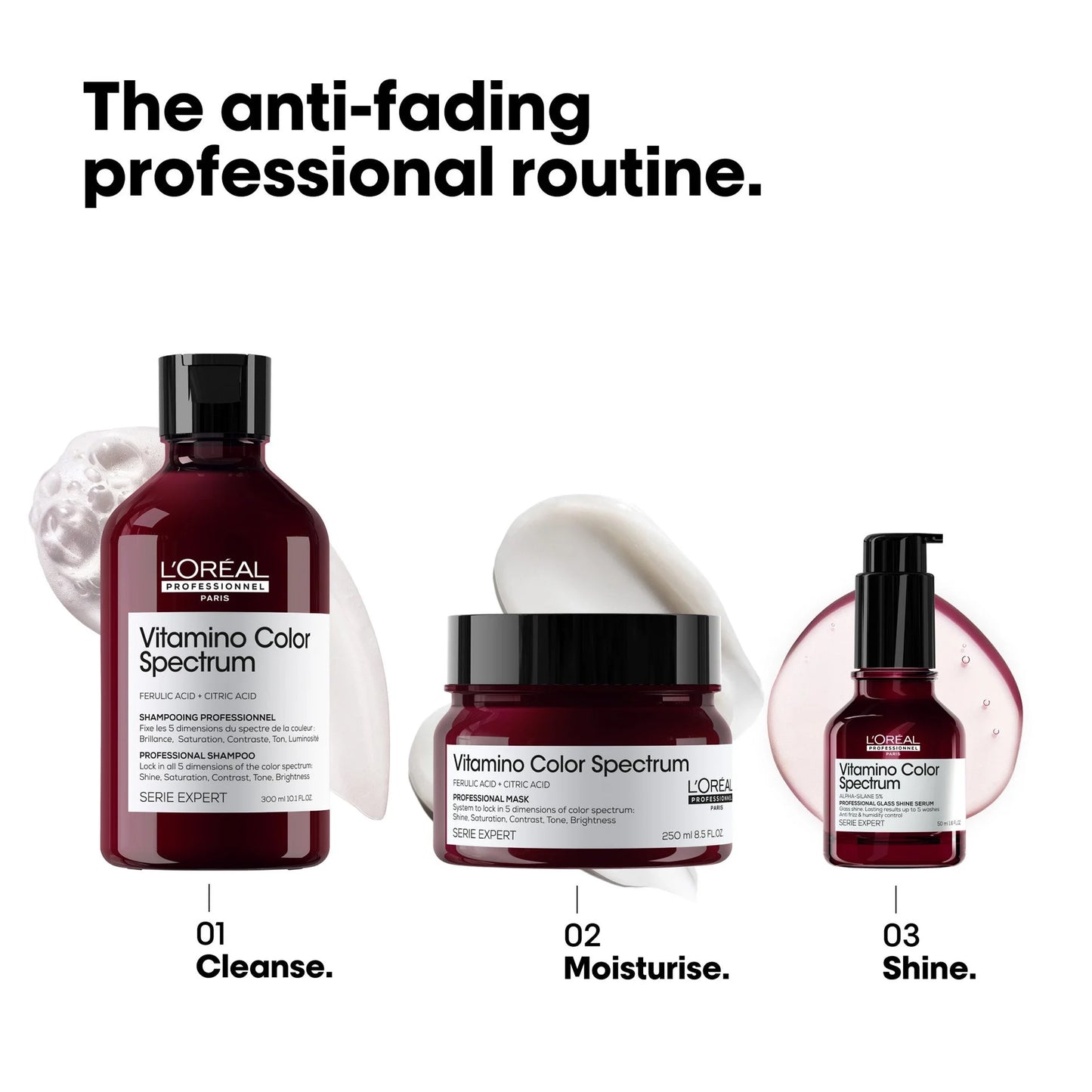 L'Oréal Professionnel Vitamino Color Spectrum Glass Shine Serum for Coloured Hair 50ml