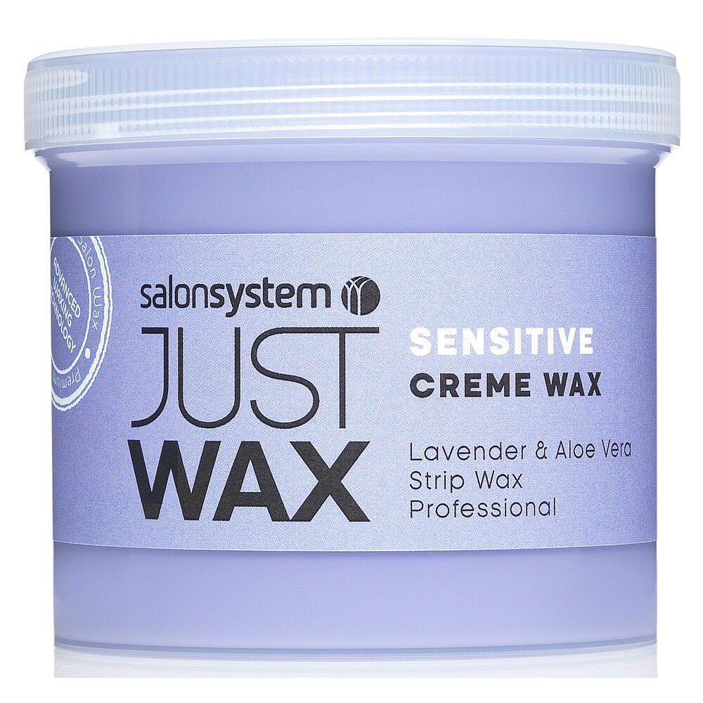 Just Wax Sensitive Lavender & Aloe Vera Crème Strip Wax 450g