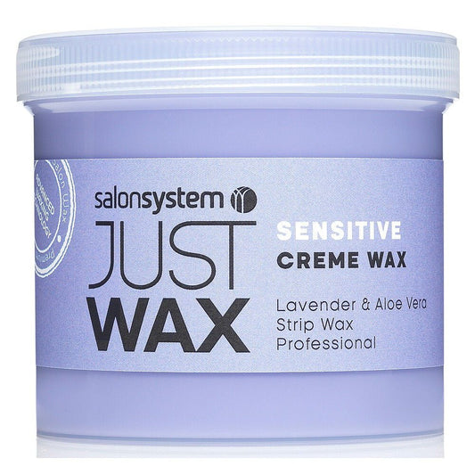 Just Wax Sensitive Lavender & Aloe Vera Crème Strip Wax 450g