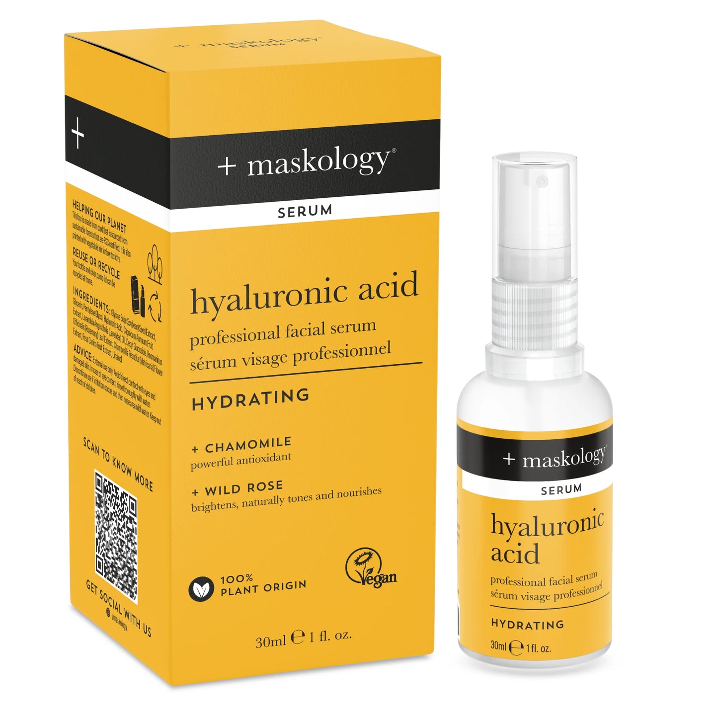 Maskology Hyaluronic Acid Professional Facial Serum 30ml