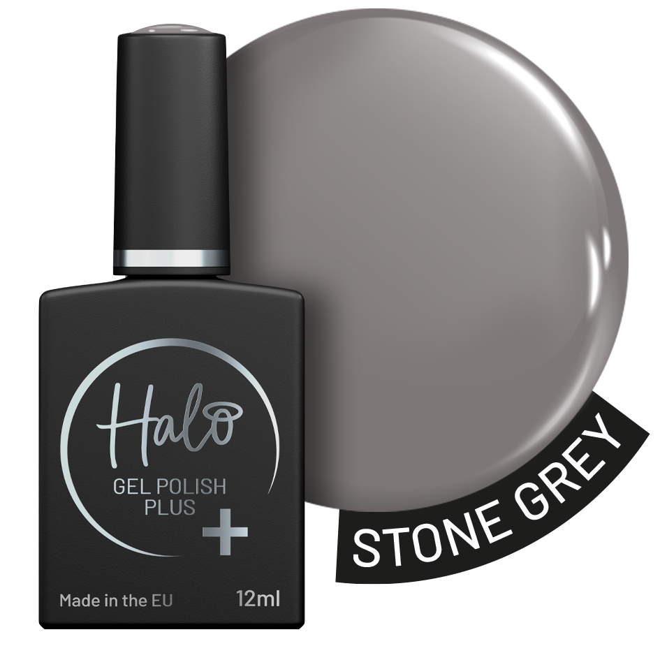 Halo Gel Polish Plus 12ml Stone Grey