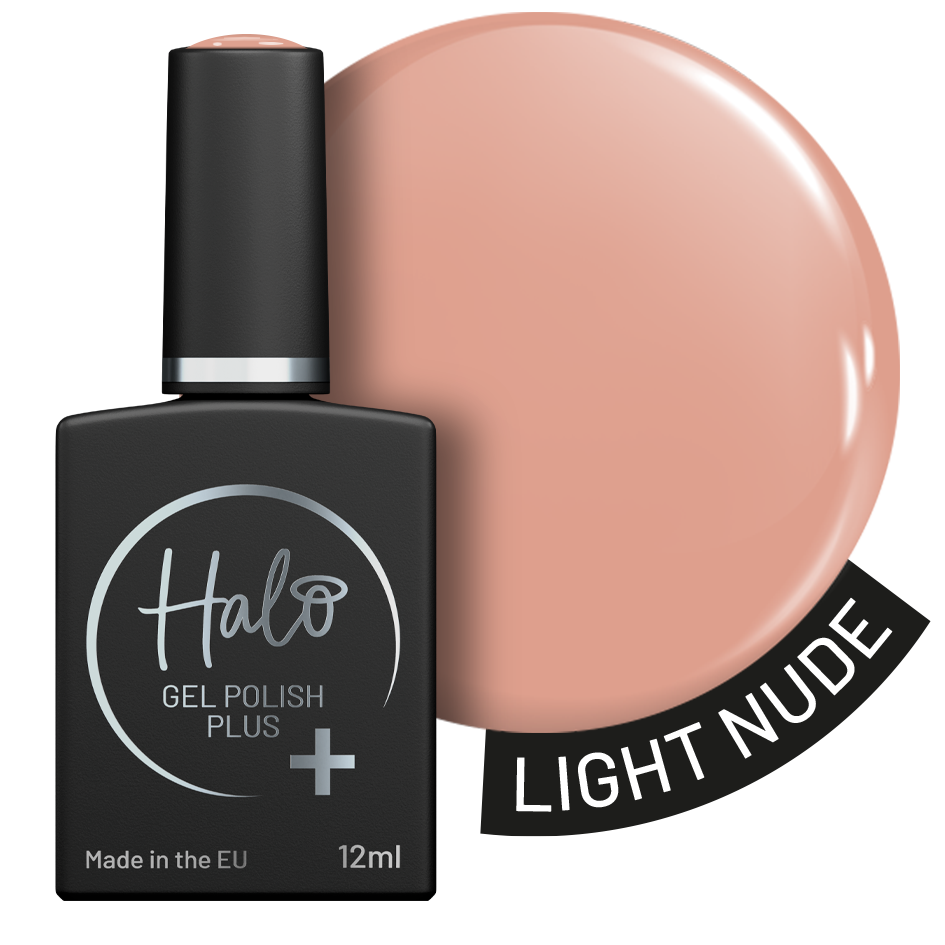 Halo Gel Polish Plus 12ml Light Nude