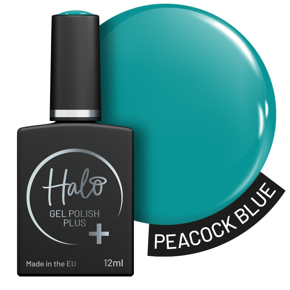 Halo Gel Polish Plus 12ml Peacock Blue