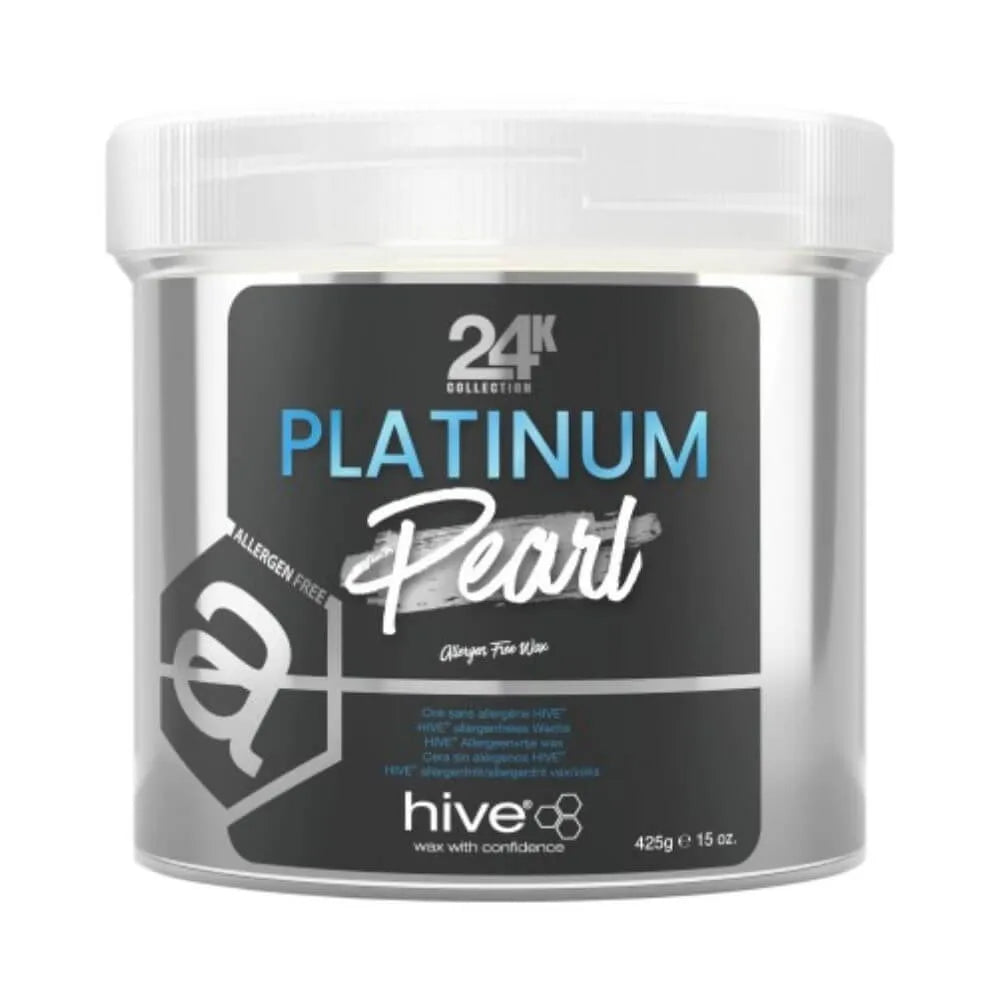 Hive 24K Platinum Pearl Warm Wax 425g