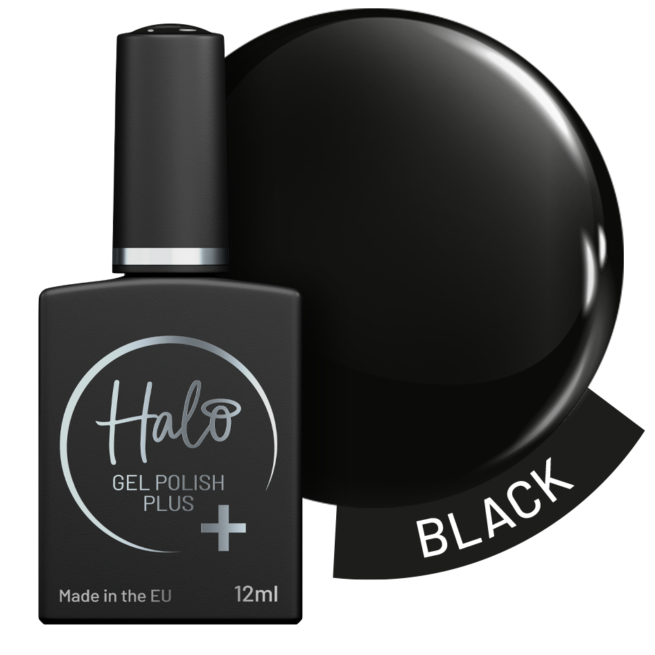 Halo Gel Polish Plus 12ml Black