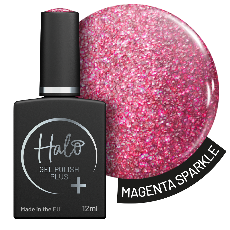 Halo Gel Polish Plus 12ml Pink Sparkle