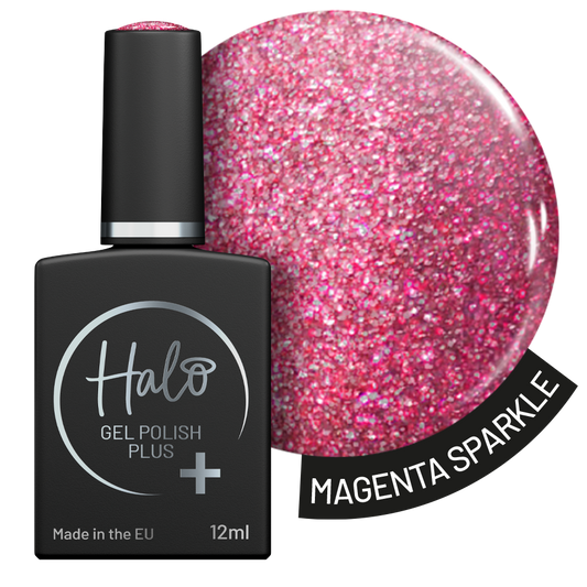 Halo Gel Polish Plus 12ml Pink Sparkle