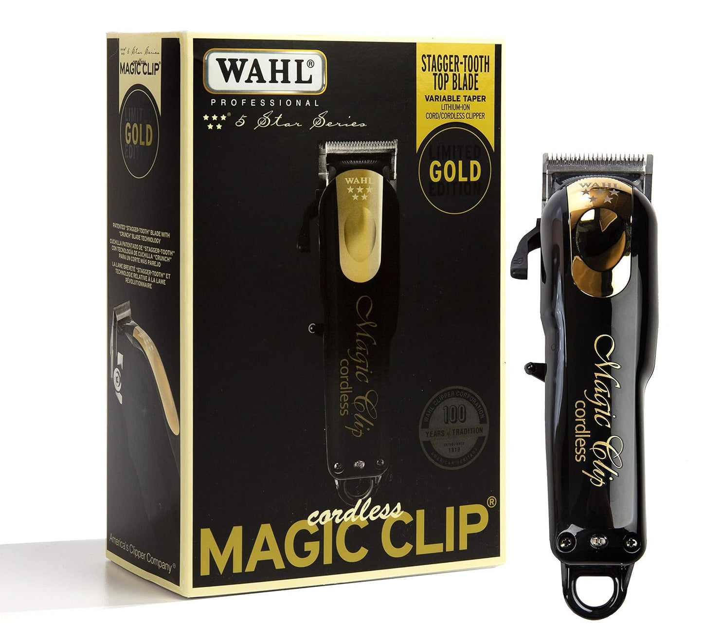 Wahl Black Cordless Magic Clip