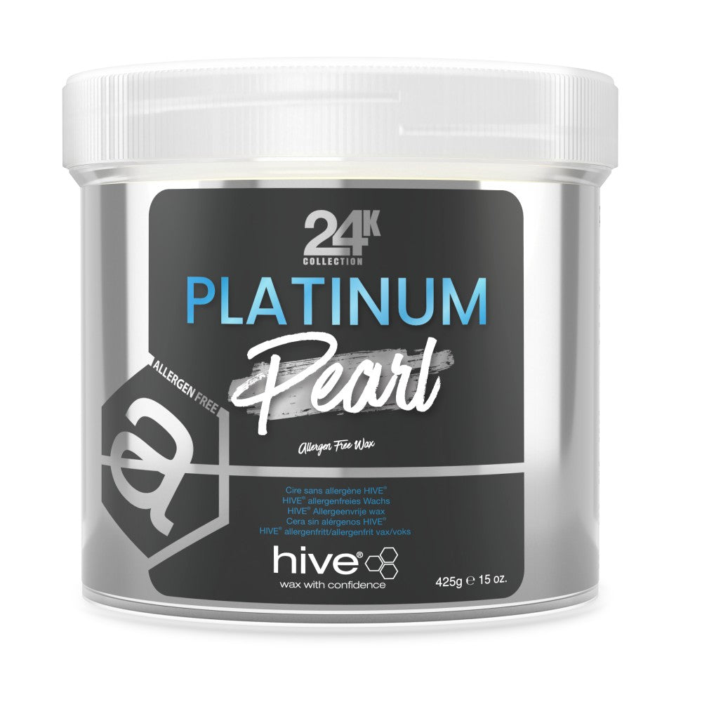 24K Collection - Hive Platinum Pearl Allergen Free Warm Wax 425g