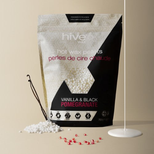 Hive Vanilla & Pomegranate Hot Film Wax Pellets 700g