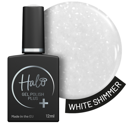 Halo Gel Polish Plus 12ml White Shimmer