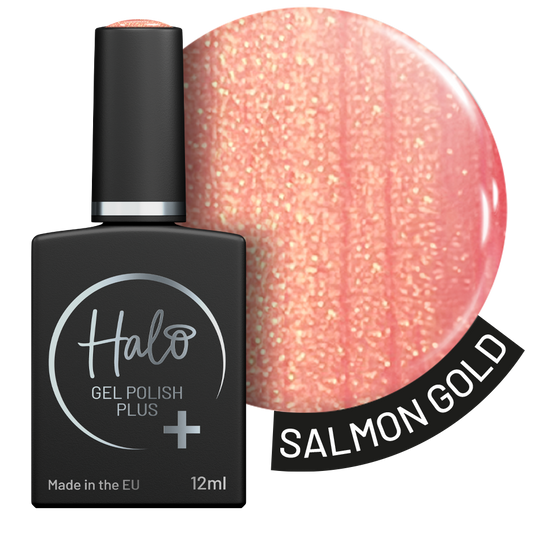 Halo Gel Polish Plus 12ml Salmon Gold