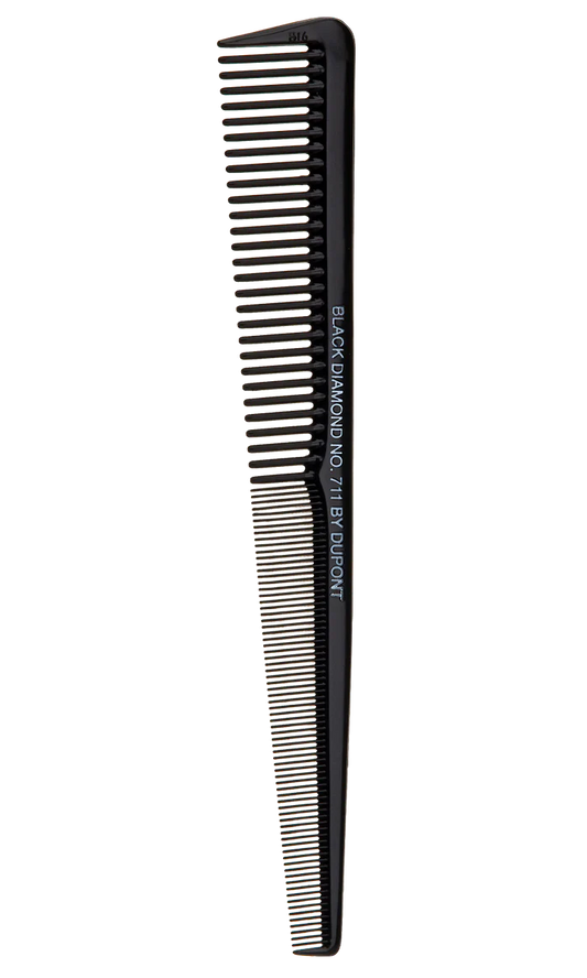 Denman - Black Diamond Tapered Barber Comb