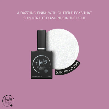 Halo Gel Polish Plus 12ml Diamond Top Coat