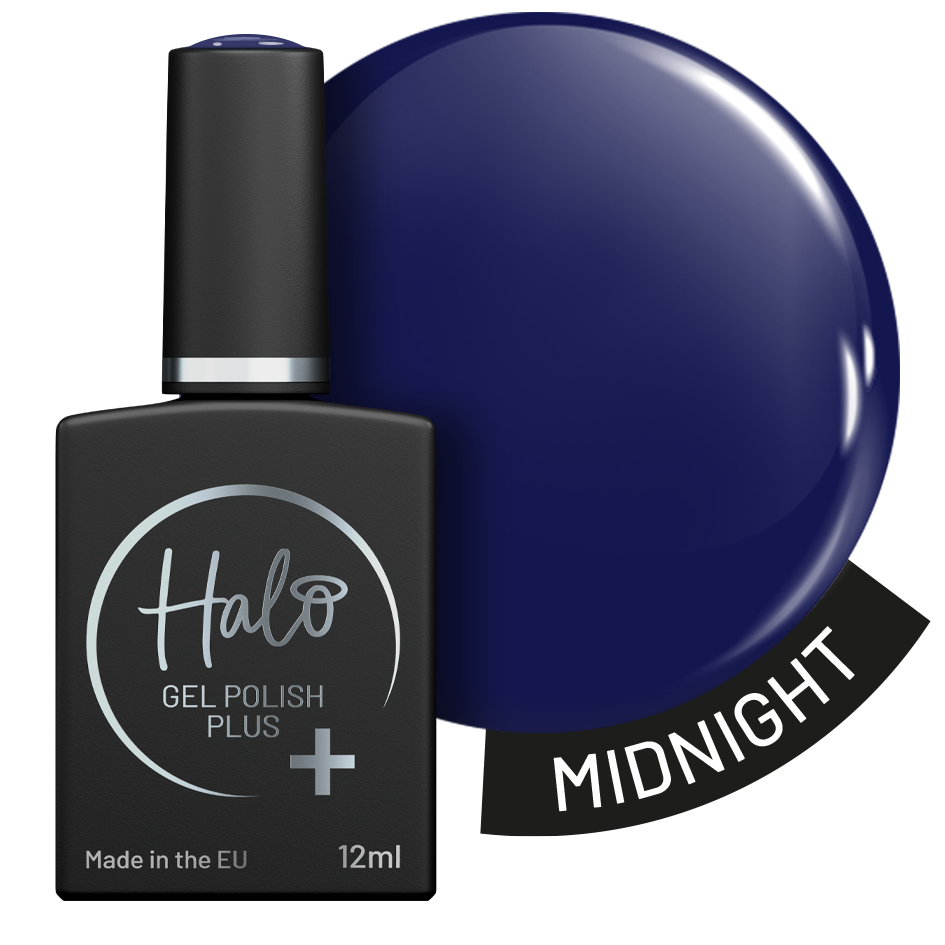 Halo Gel Polish Plus 12ml Midnight