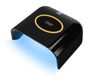 Halo LED Starter Lamp - Black & Gold (Wired)