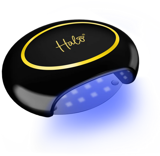 Halo LED Advanced Lamp - Black & Gold (Wired)