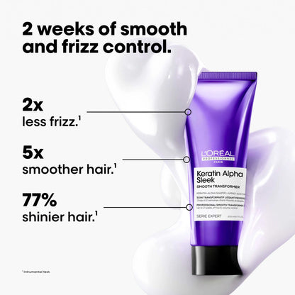 L'Oréal Professionel Keratin Alpha Sleek Smooth Transformer Professional Smoothing Treatment 200ml