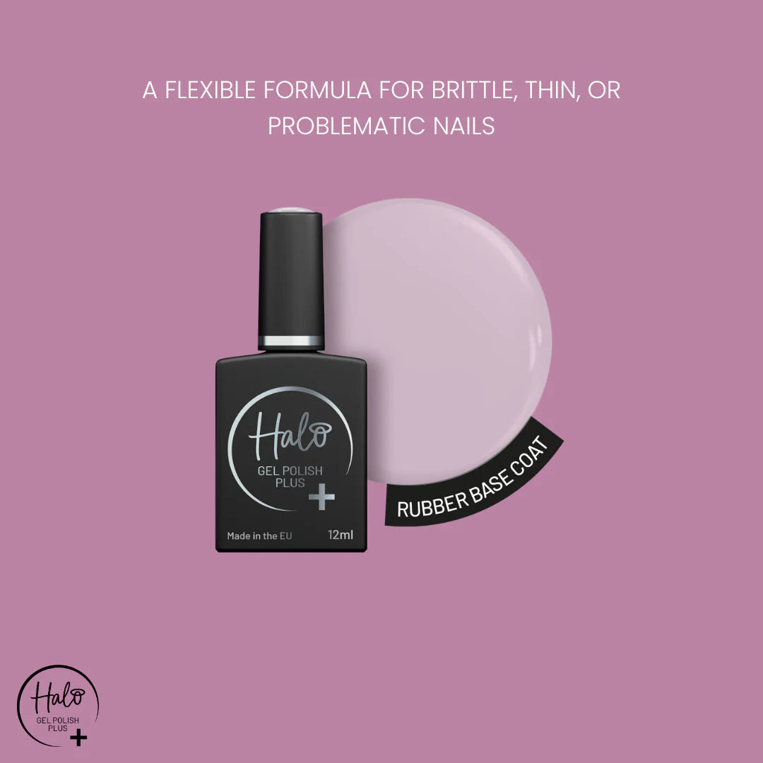Halo Gel Polish Plus 12ml Rubber Base Coat