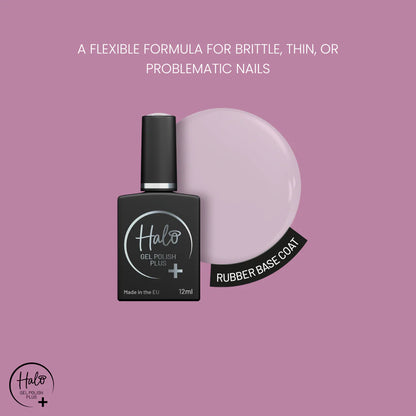 Halo Gel Polish Plus 12ml Rubber Base Coat
