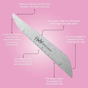 Halo Elite Precision Nail Files 5pk