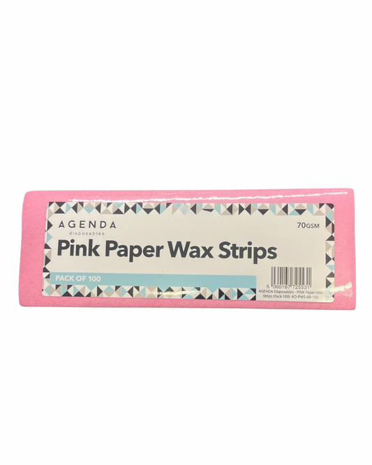 Maxwell Hair & Beauty Pink Paper Wax Strips 100pk