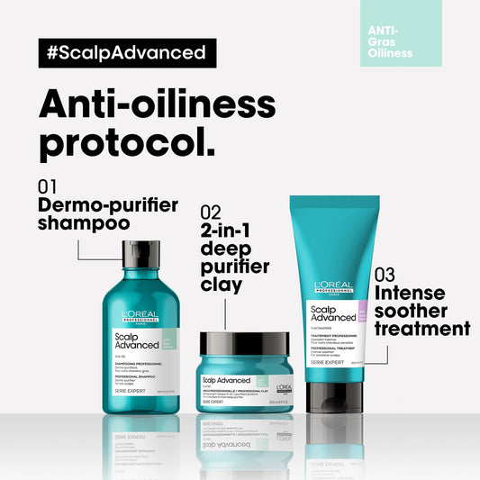 L'Oréal Professionnel Serié Expert Scalp Advanced Anti-Oiliness Dermo-Purifier Shampoo 300ml