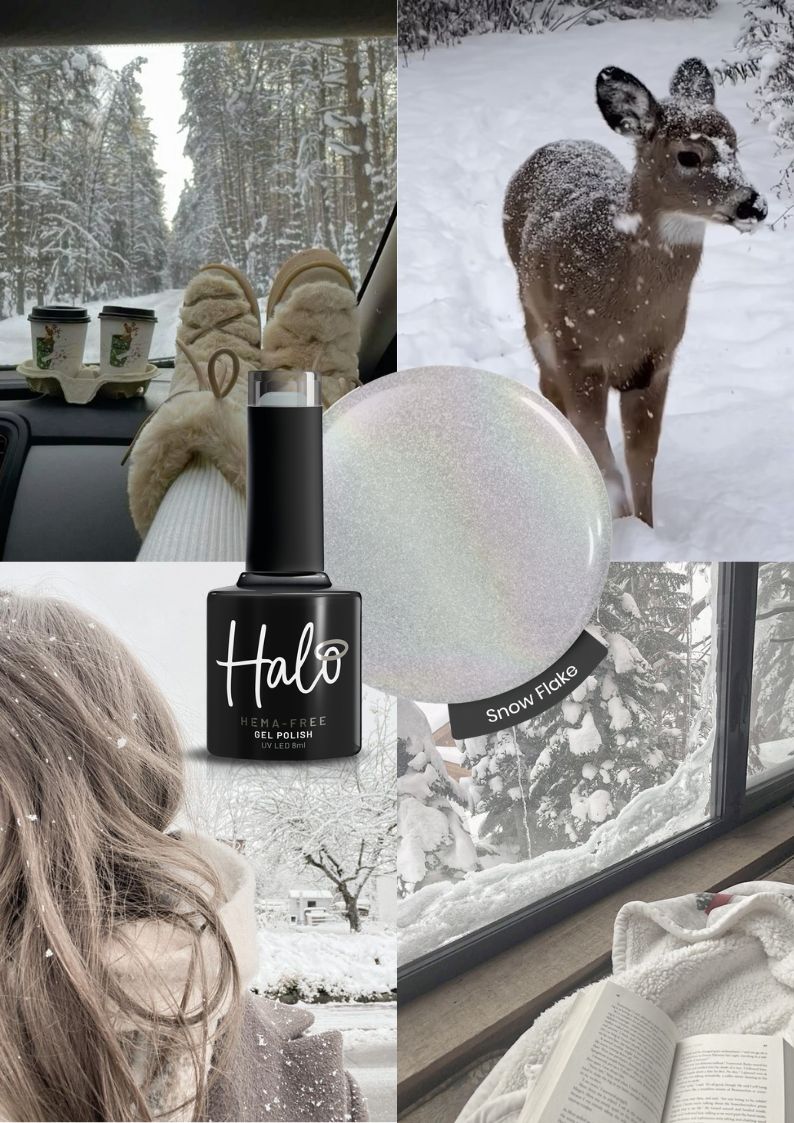 Halo Gel Snowflake 8ml - Snow Angel