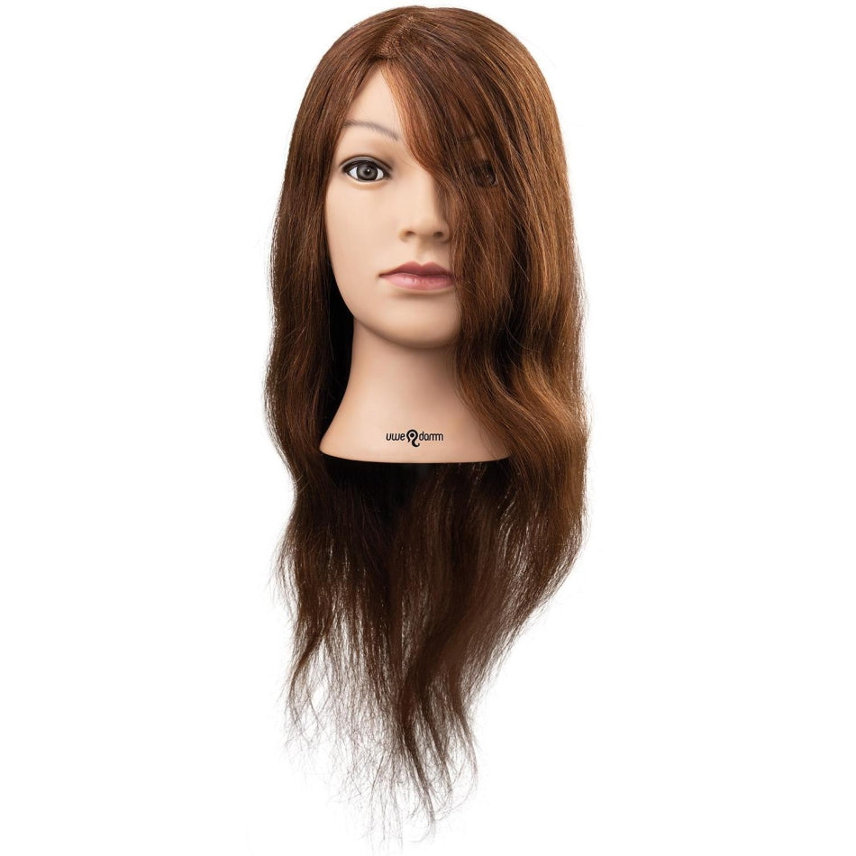 LANA 16 Inch Human Hair Training Head With Clamp